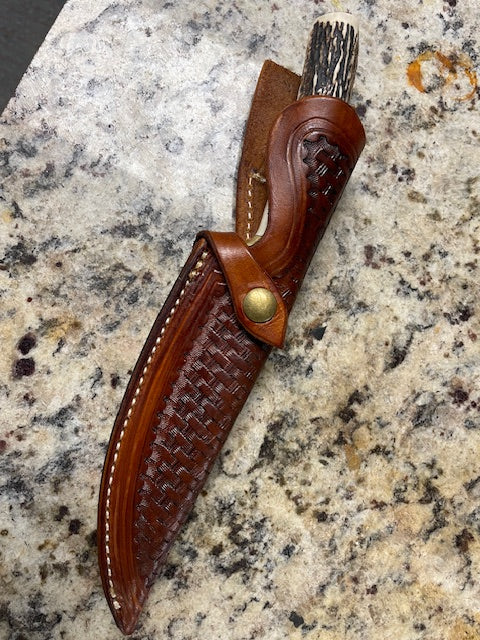 Antler handle Hunting knife