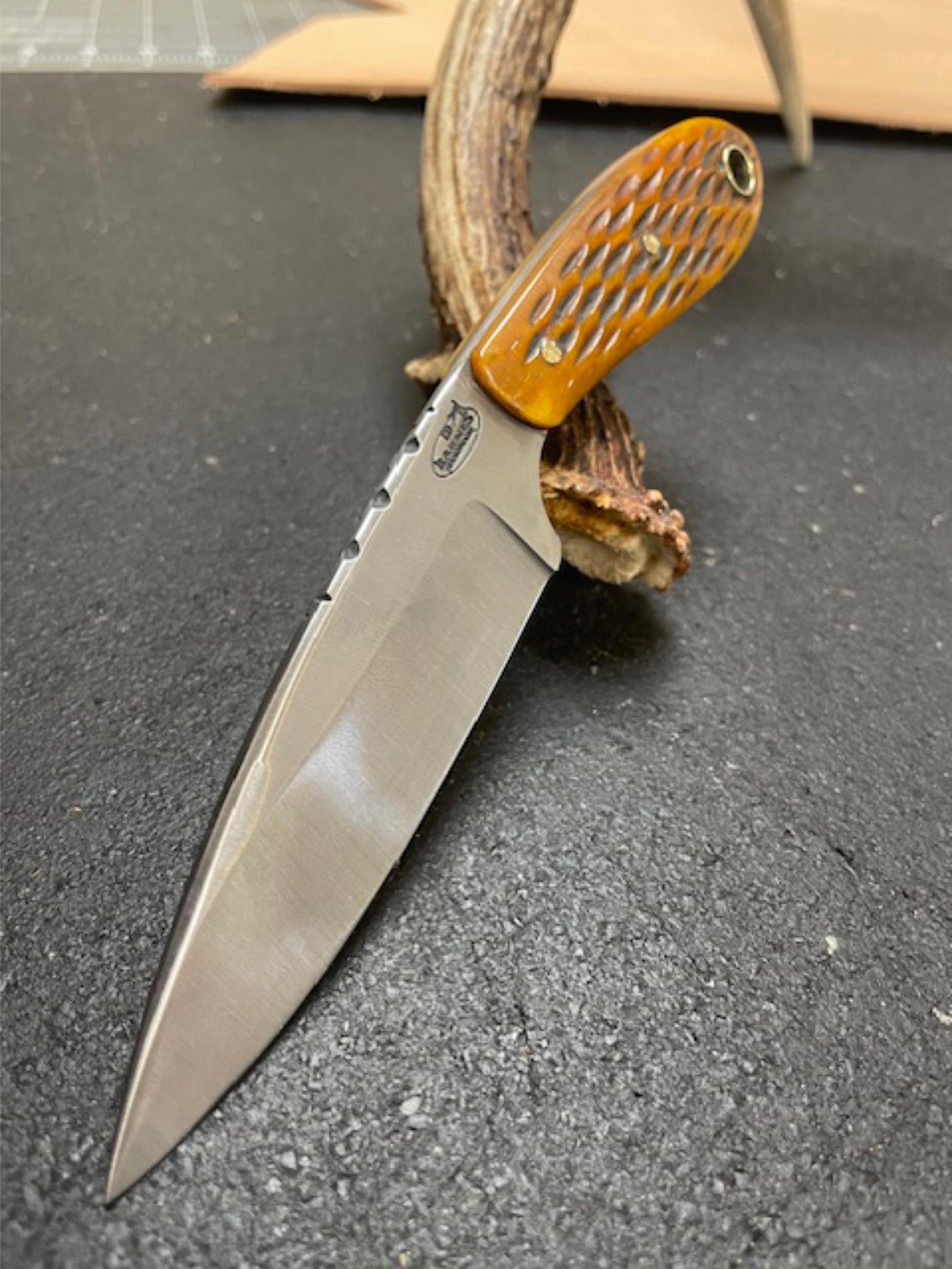 Large Cowboy with JIgged Bone Handle